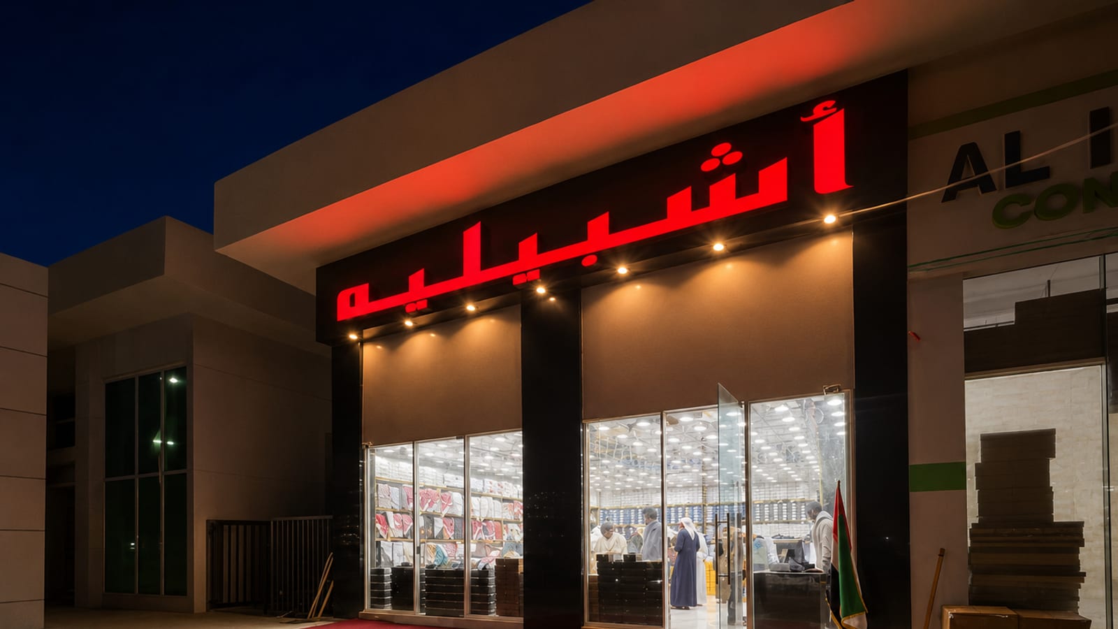 واجهة فرع أشبيلية — العين